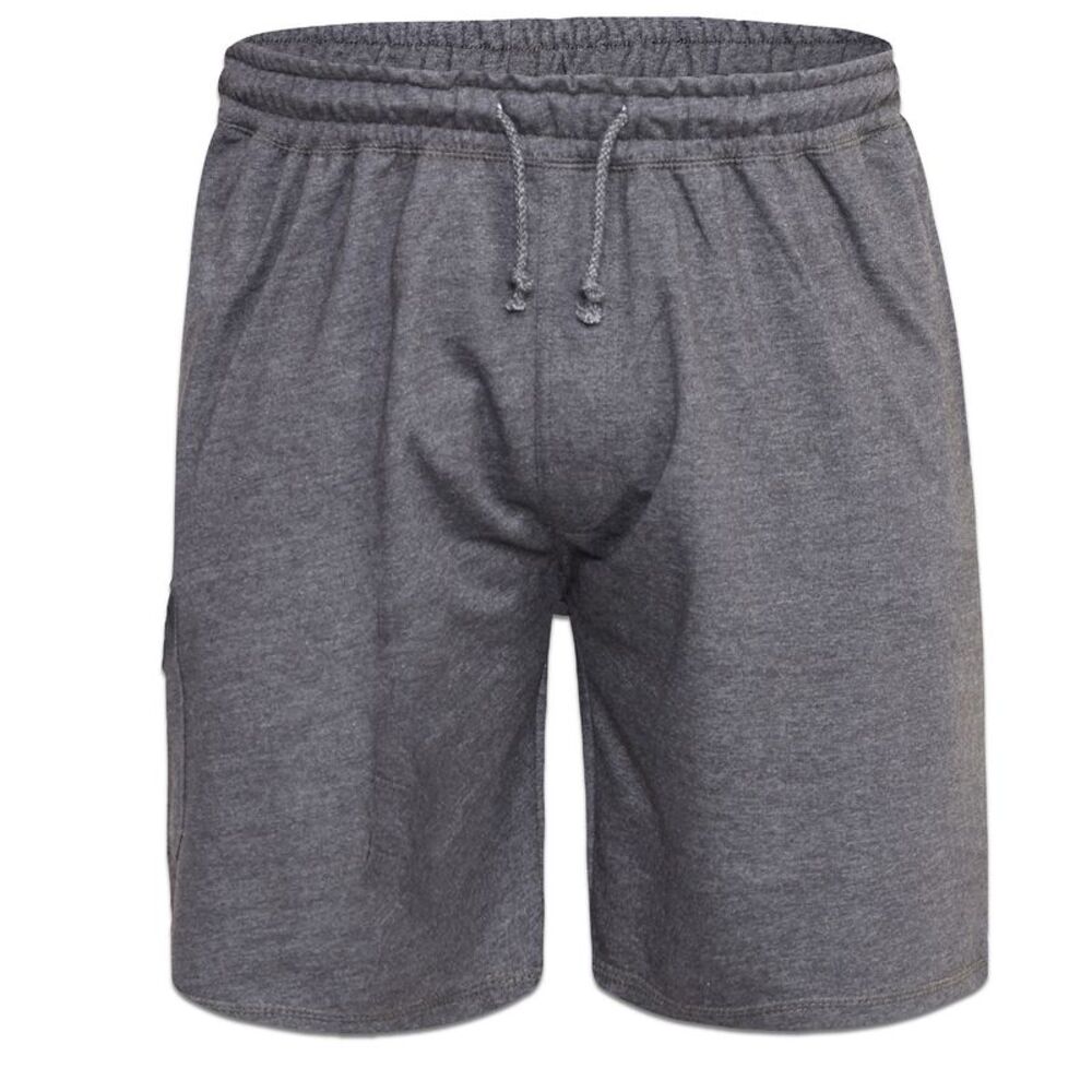 Duke Mens D555 John Cotton Lightweight Kingsize Cargo Shorts / Grey